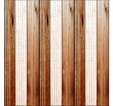 Textured wallpaper imitating wood with white an brown stripes that will make your home more welcoming and with a more original and modern decor.