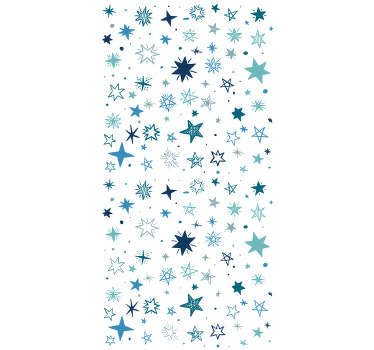 An amazing and stunning wallpaper with stars in a blue colour would look amazing in the bedroom of your kids. You can order it in any size you want.