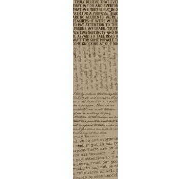 '' What We Believe' Letter grey patterned Wallpaper is all you need to to beautiful that wall surface at home. This is a design of many letters.