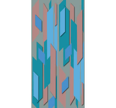 Blue Lagoon Abstract Wallpaper - TenStickers