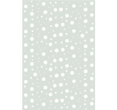 This elegant circle pattern wallpaper will be a perfect decoration for  kids bedroom, teenage bedroom or your room as well. Order it now!