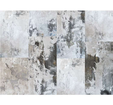 Reînnoiește pereții dormitorului sau sufrageriei tale cu acest minunat tapet abstract cu un model cu diferite umpluturi.