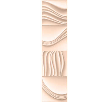 Textured pattern wallpaper that you can apply in the living room or bedroom. This design is very easy to apply and you can choose the size you prefer.