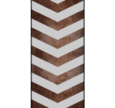 Wow, look at that wall! Those striped wallpapers look like an abstract interpretation of chocolate bars. Order it now and find out on your own!