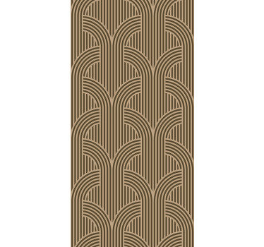 Decorate your living room with this modern wallpaper with a design of elegant black lines on the brown background. Cheap and quick transformation!
