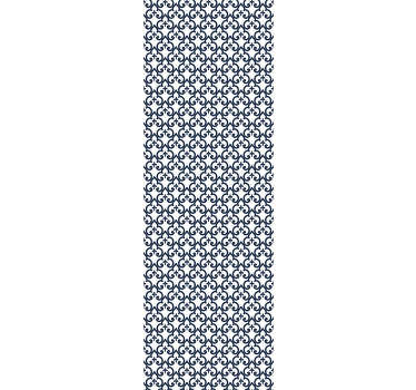 The black morrocan style pattern on white background is a great ornamental wallpaper that will make your interiors look spectacular.