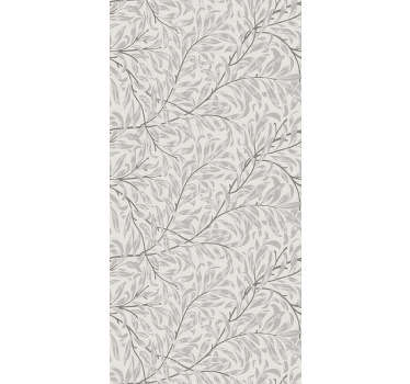 Redecorate your living room with this grey patterned wallpaper with the floral design. Matte finishings and no air bubbles.