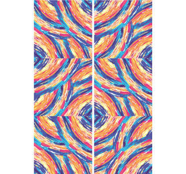 Viacfarebné ťahy štetcom umelecké tapety - Tenstickers