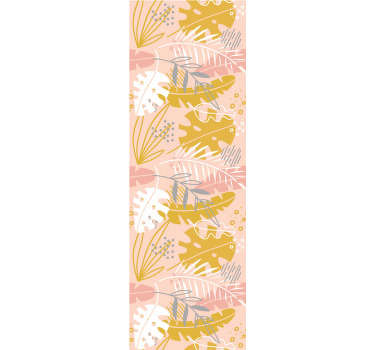 Retro kvety kvetinové tapety - Tenstickers