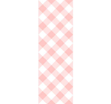 One of the most classical and beautiful square pattern wallpaper, combining pink and white colour. Instruction included with every product!