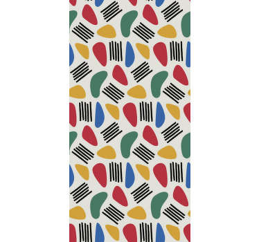 Modernūs „twister“ abstraktūs tapetai - „Tenstickers“