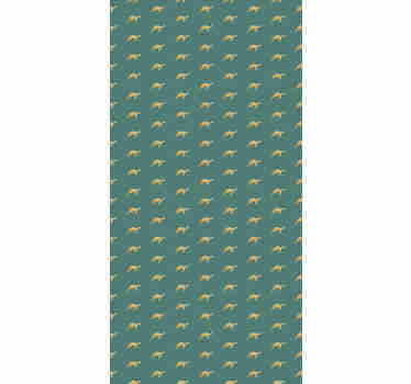 Papel pintado animal tortuga geométrica - TenVinilo