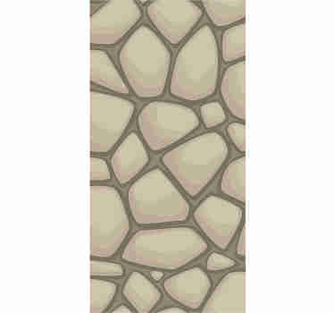 Papier peint imitation pierre naturelle beige - TenStickers