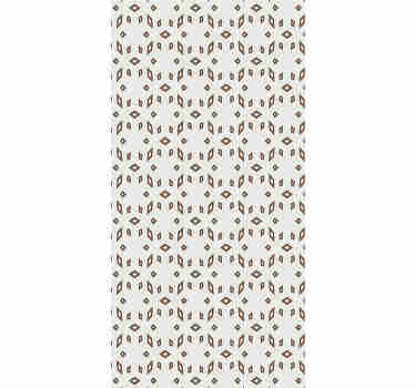 If you love and modern decors, then this modern wallpaper with a pattern of geometric beige figures in a white background is exactly what you need.