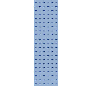Minimal fiskemønster dyretapet - TenStickers