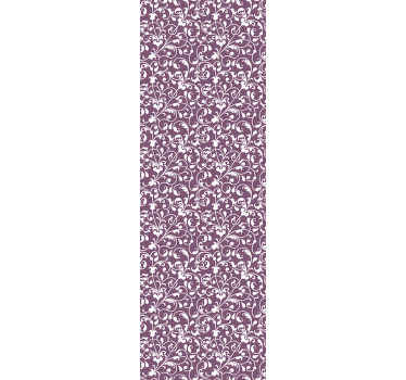 Papel tapiz floral motivo de elegancia de vid - TenVinilo