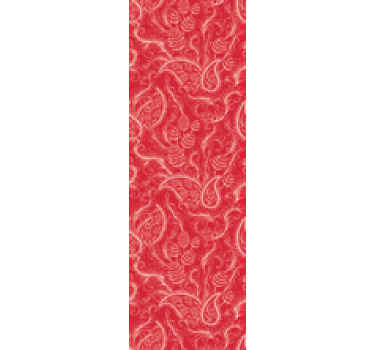 Buy our red colour background wallpaper with ornamental paisley design to beautiful your home space. It is original and easy to apply.