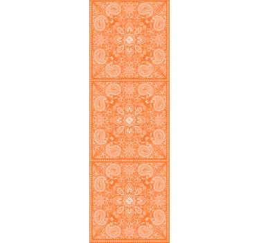 佩斯利瓷砖装饰壁纸 - TenStickers