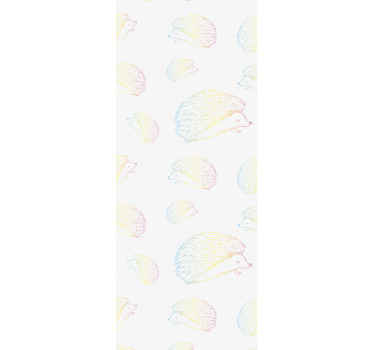 Papel tapiz animales patrón de erizo - TenVinilo