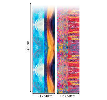 This colourful wallpaper will make your rooms transform into amazing and magical places full of life. A perfect combinaion of patterns.