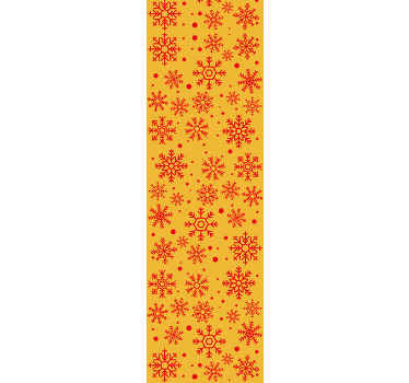 Papel pintado salón copos nieve navidad - TenVinilo