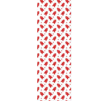 Papel pintado salón galletas de navidad - TenVinilo