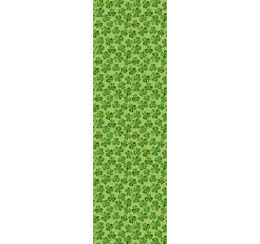 Leaf clover pattern Nature Wallpaper - TenStickers