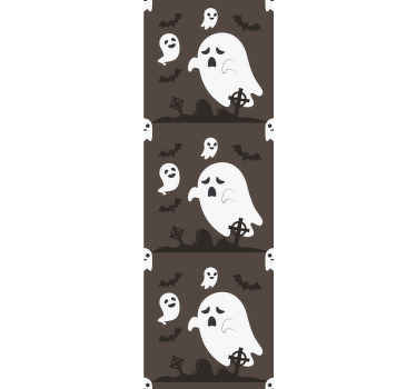 Tapete Halloween gespenstische schrecken - TenStickers