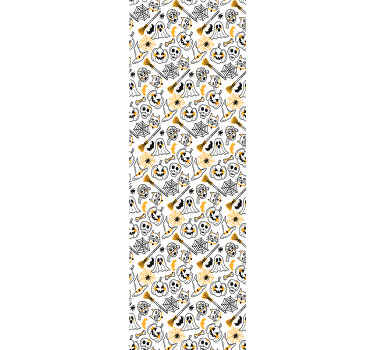 Tapete Halloween gruselige icon-sammlung - TenStickers