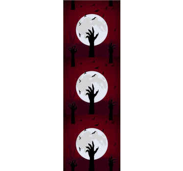 Realistic Halloween background Wallpaper - TenStickers