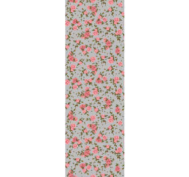 Papel pintado flores patrón de rosas - TenVinilo