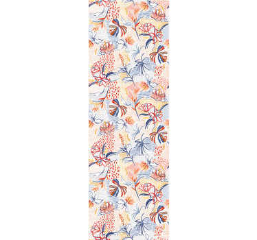 Colorful flower pattern luxury wallpaper design for bedroom and living room space. Transform any space in the home with this design of top quality.