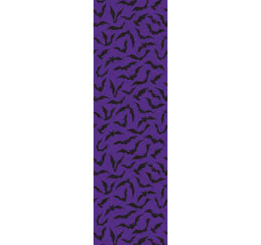 Papel pintado infantil de Halloween color lila - TenVinilo