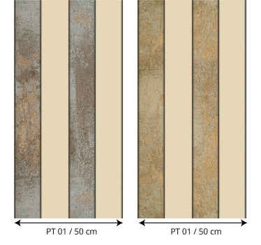 Papel pintado rayas verticales efecto hormigón - TenVinilo