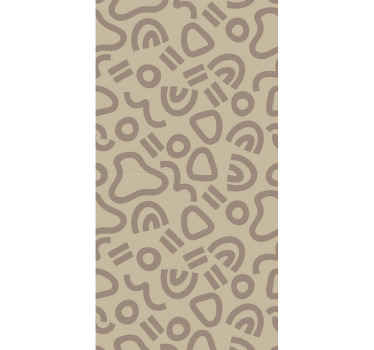 Ruskea tyylikäs aihe leopardi tapetti - Tenstickers