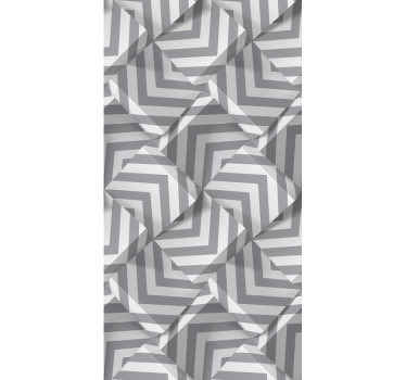 Papel pintado moderno rompecabezas geométrico  - TenVinilo