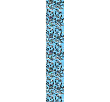 Kvety na modrom pozadí kvetinové tapety - Tenstickers