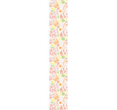 Papier peint chambre enfant gribouillis d'enfance - TenStickers