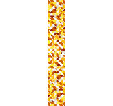 Nice vontage style organge and yellow wallpaper for the bedroom. A great design with illustrations that is easy to use and can be applied by anyone.