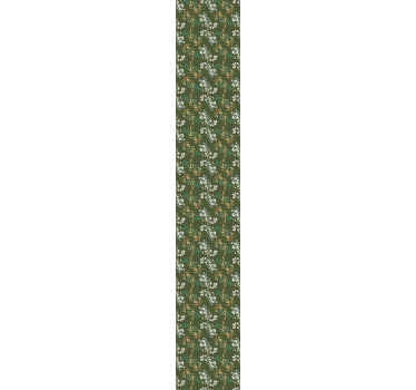 Listy a větve zelené pozadí tapeta - TenStickers