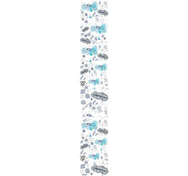 Chemistry Teen Bedroom Wallpaper - TenStickers