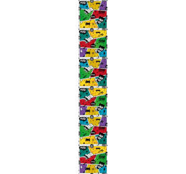 Papier peint chambre enfant personnages de dessins animés - TenStickers