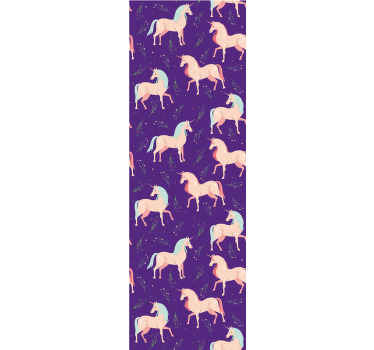 wallpaper elegant unicorn Children's wallpaper - TenStickers