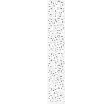 Papel pintado infantil figuras de Memphis - TenVinilo