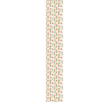 Akvarel květiny květinové tapeta - TenStickers