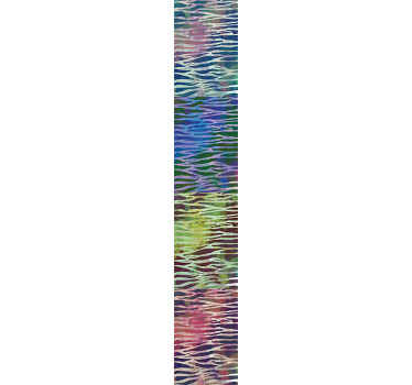 Abstrakt zebra print dyr tapet - TenStickers