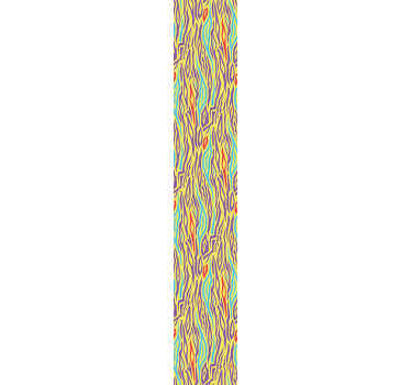 Papier peint abstrait vagues colorées - TenStickers