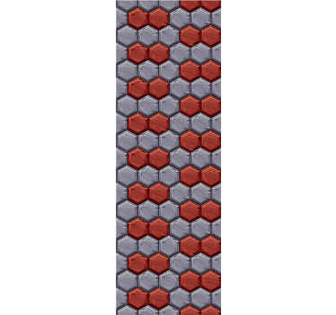 Tapete geometrisch hexagonale harmonie - TenStickers