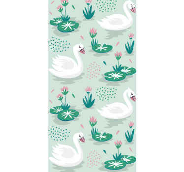 Obtenha este produtode papel de parede de cisne hoje e fique surpreso com o seu produtode alta qualidade e manual de aplicação fácil de seguir! Obtê-lo agora!