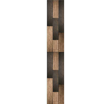 Papel de parede adesivo vintage com a imitar madeira castanha escura feito a pensar numa decoração mais rústica e clássica para a sua casa!